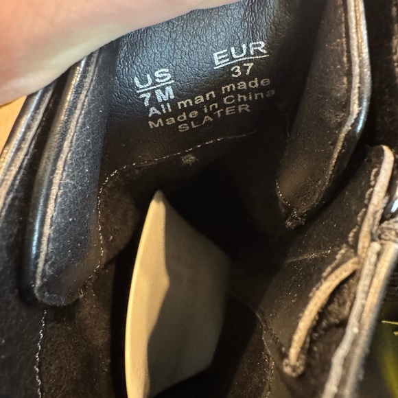 Circus NY by‎ Sam Edelman Black Slater Lace Up Wedge Heel Boots - Picture 5 of 8